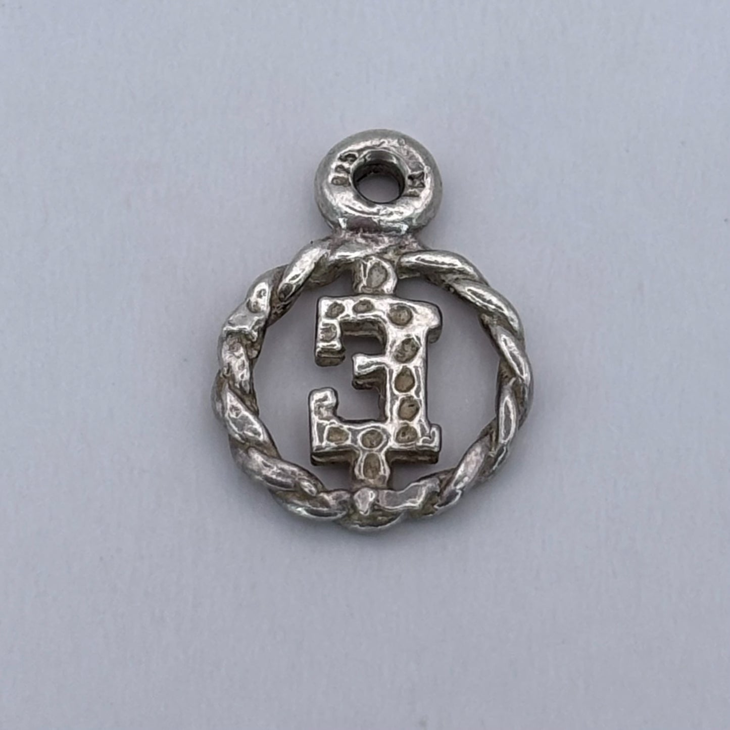 Mini 'E' Charm