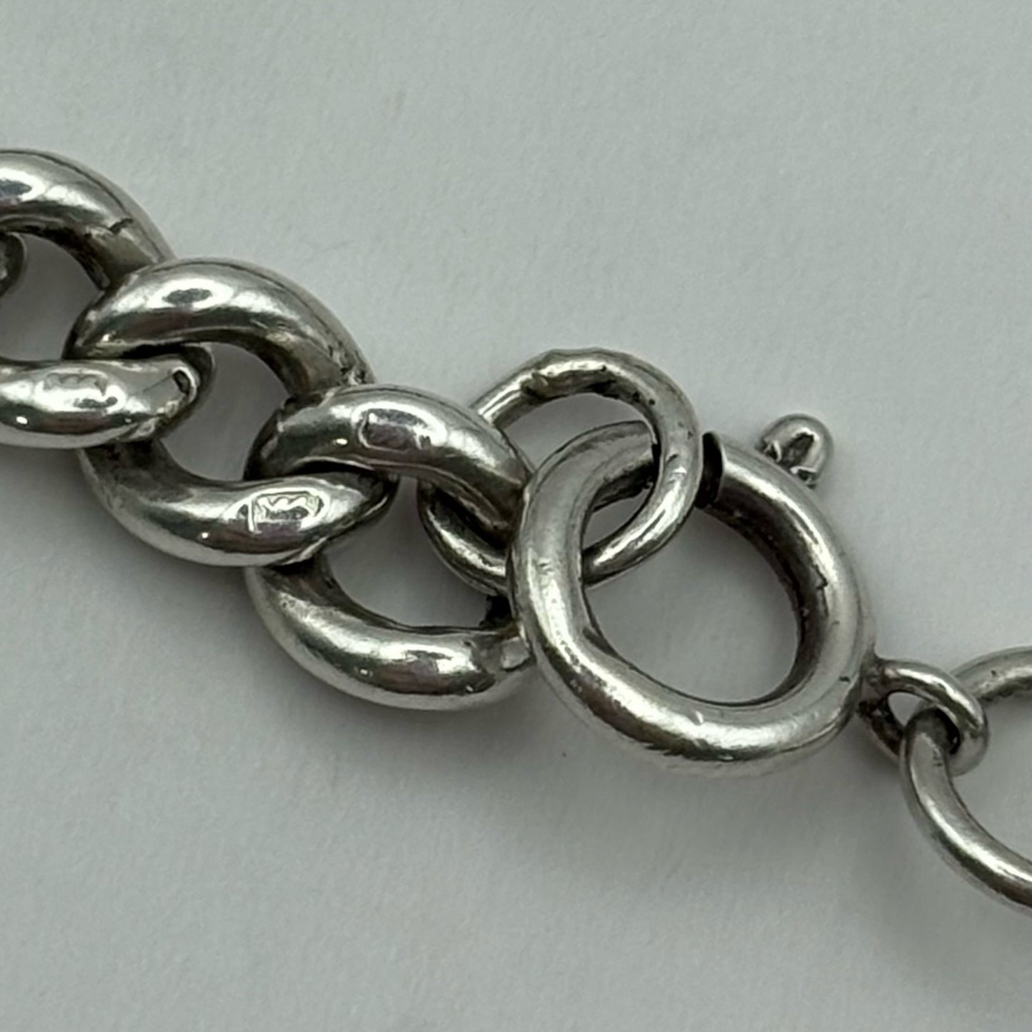 'F.W' Curb Link Bracelet