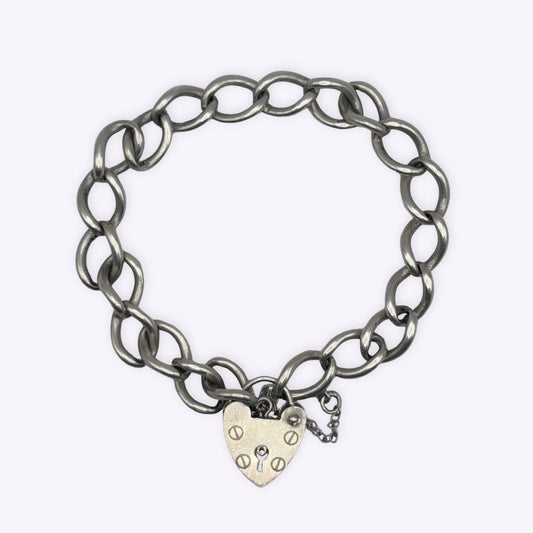 1988 Heart Padlock Bracelet