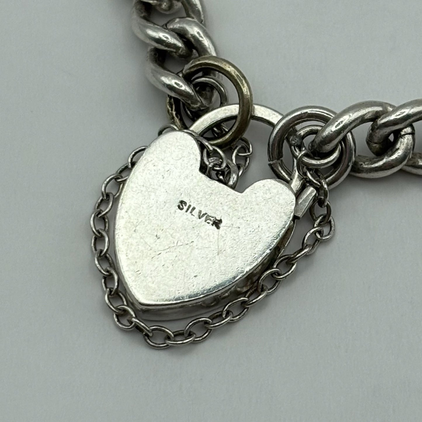 Heart Padlock Bracelet