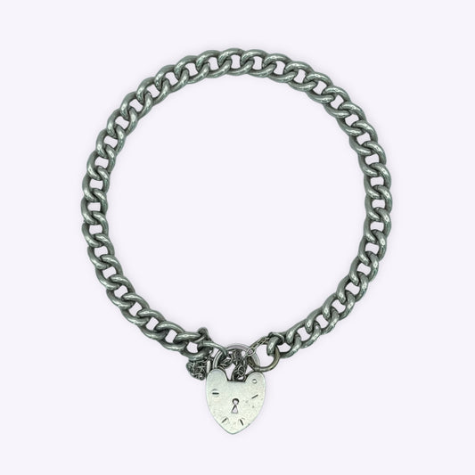 Heart Padlock Bracelet