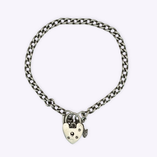 H&S Heart Padlock Bracelet