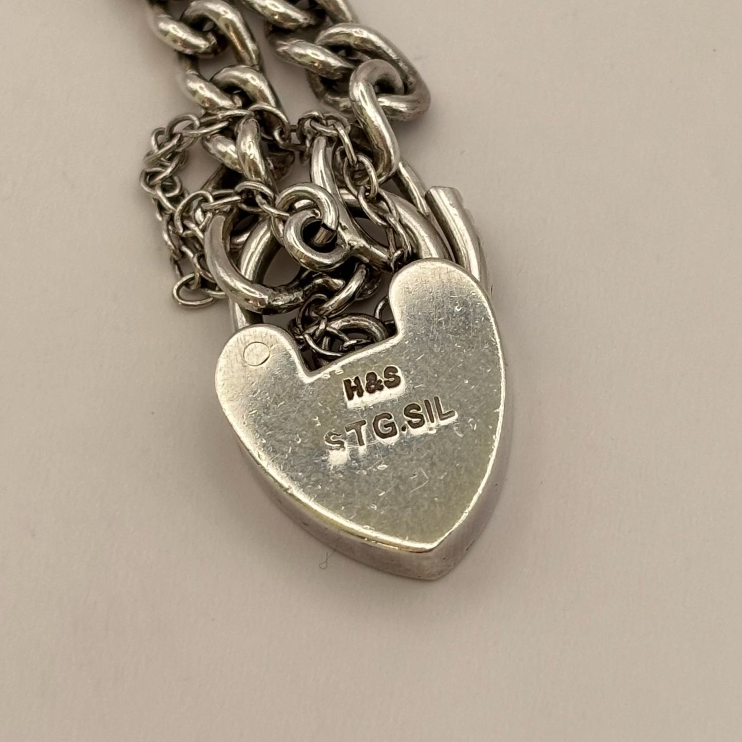 H&S Heart Padlock Bracelet