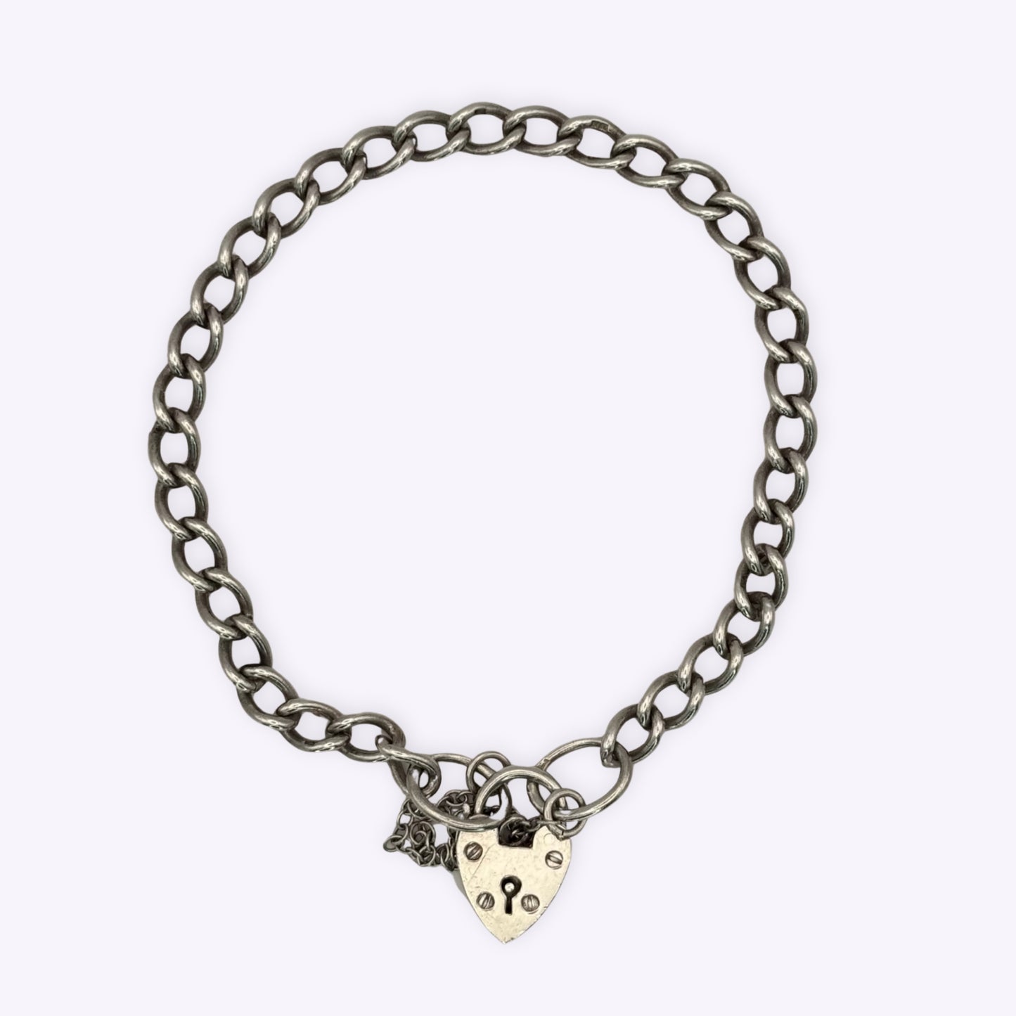 Classic Heart Padlock Bracelet