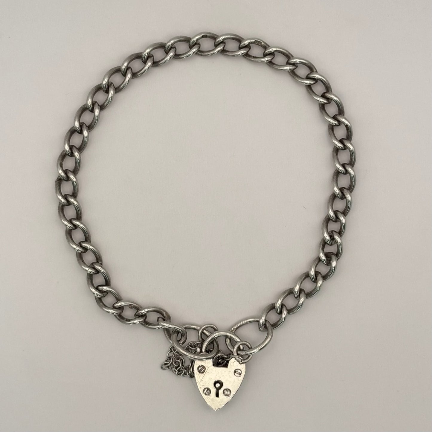 Classic Heart Padlock Bracelet