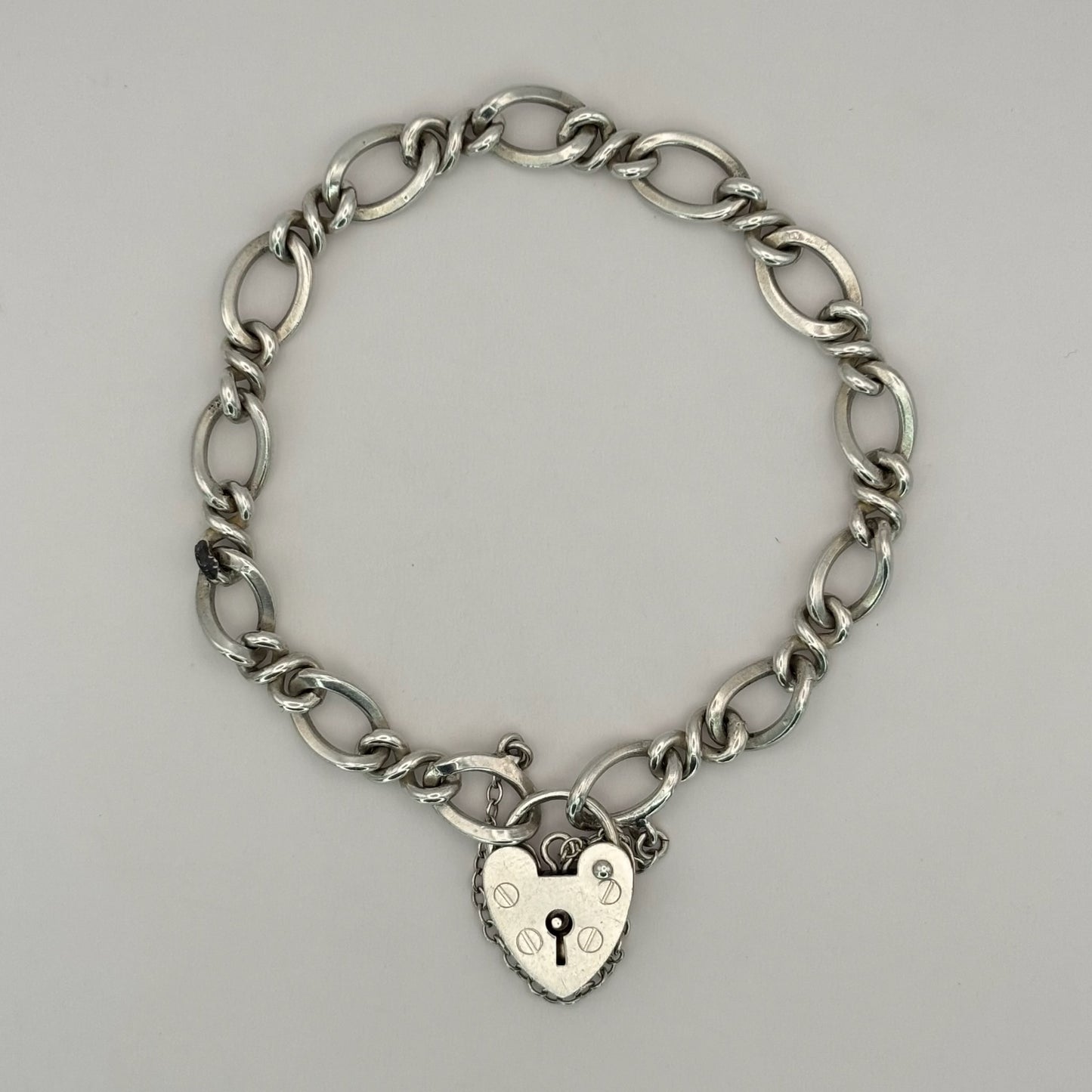 1987 Heart Padlock Bracelet