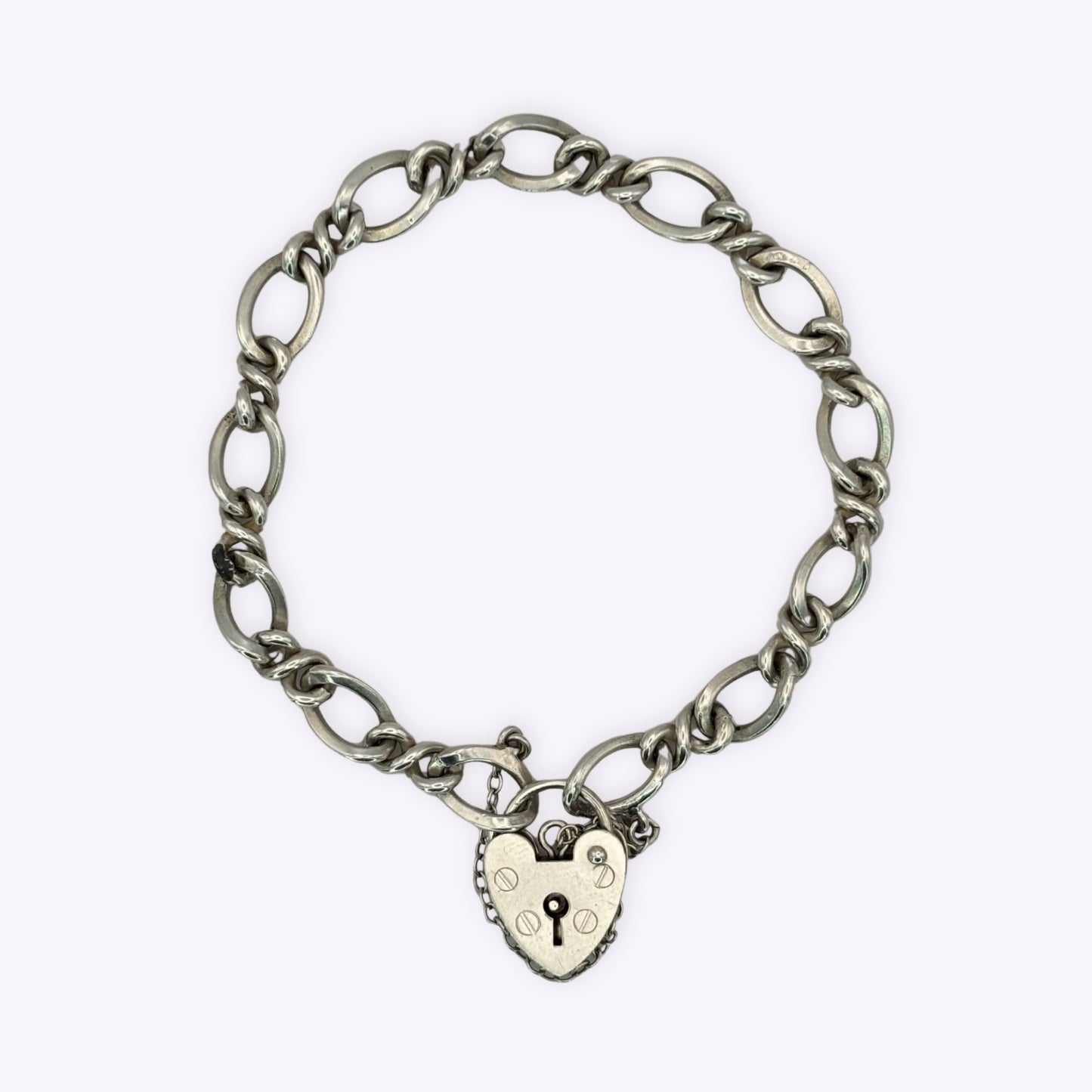 1987 Heart Padlock Bracelet