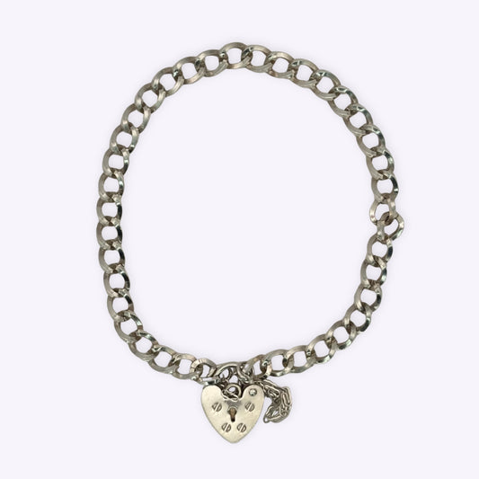 VKS Heart Padlock Bracelet