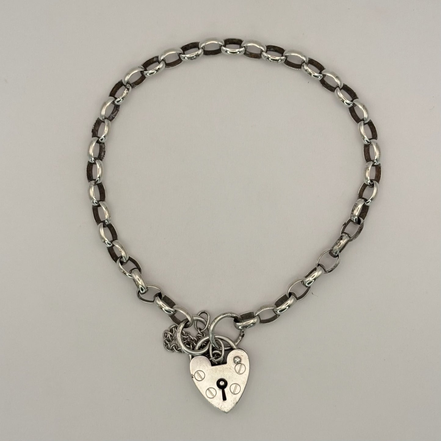 ASJ Heart Padlock Bracelet