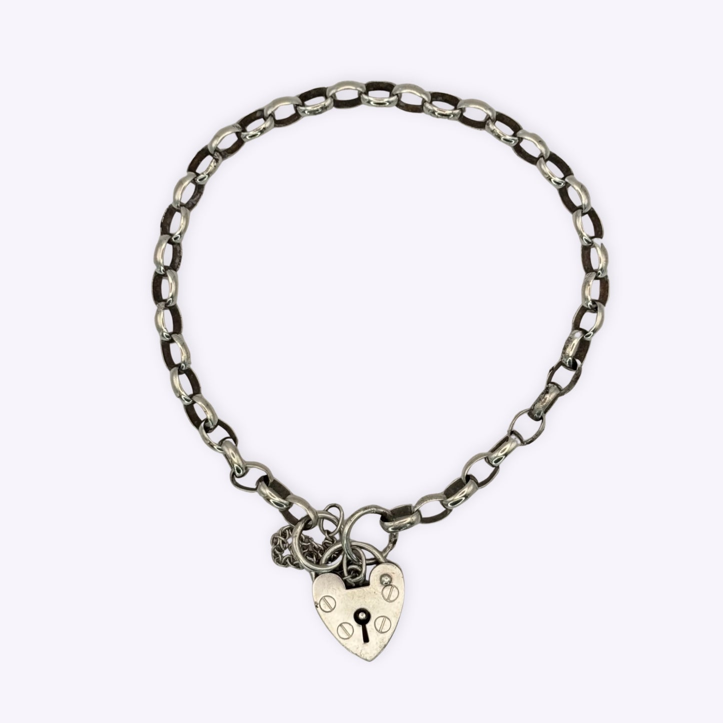 ASJ Heart Padlock Bracelet