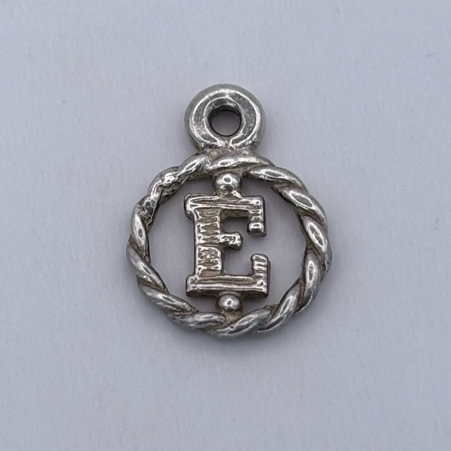 Mini 'E' Charm