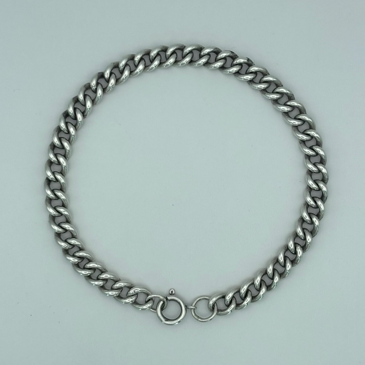 'F.W' Curb Link Bracelet