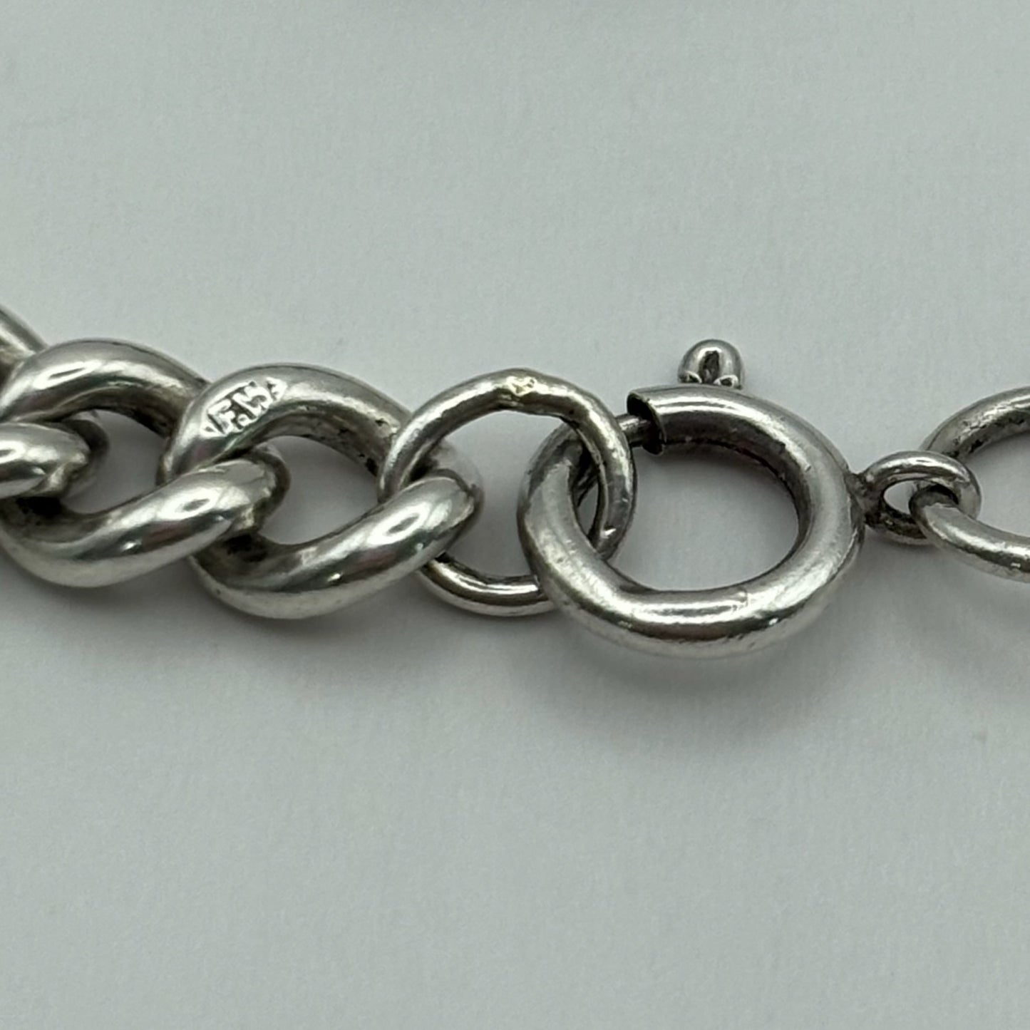 'F.W' Curb Link Bracelet