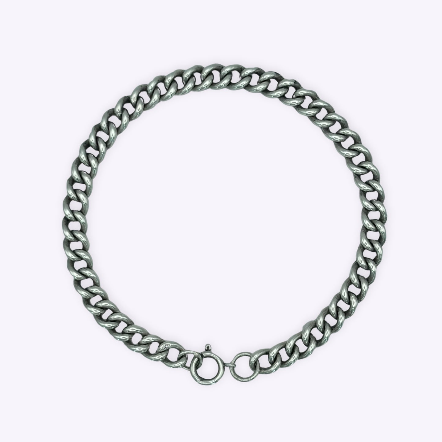 'F.W' Curb Link Bracelet