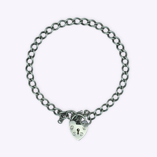 ASJ Heart Padlock Bracelet