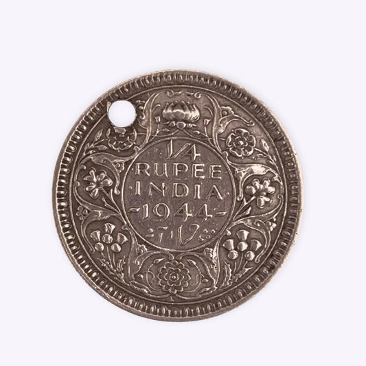 1/4 1944 Rupee Coin