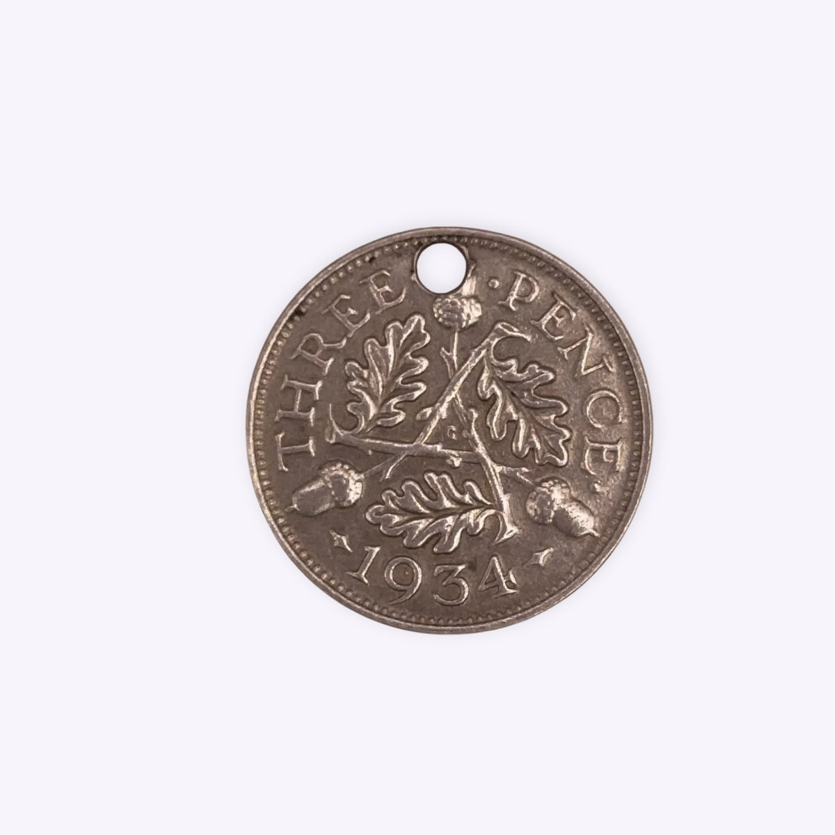 1934 Three Pence Coin