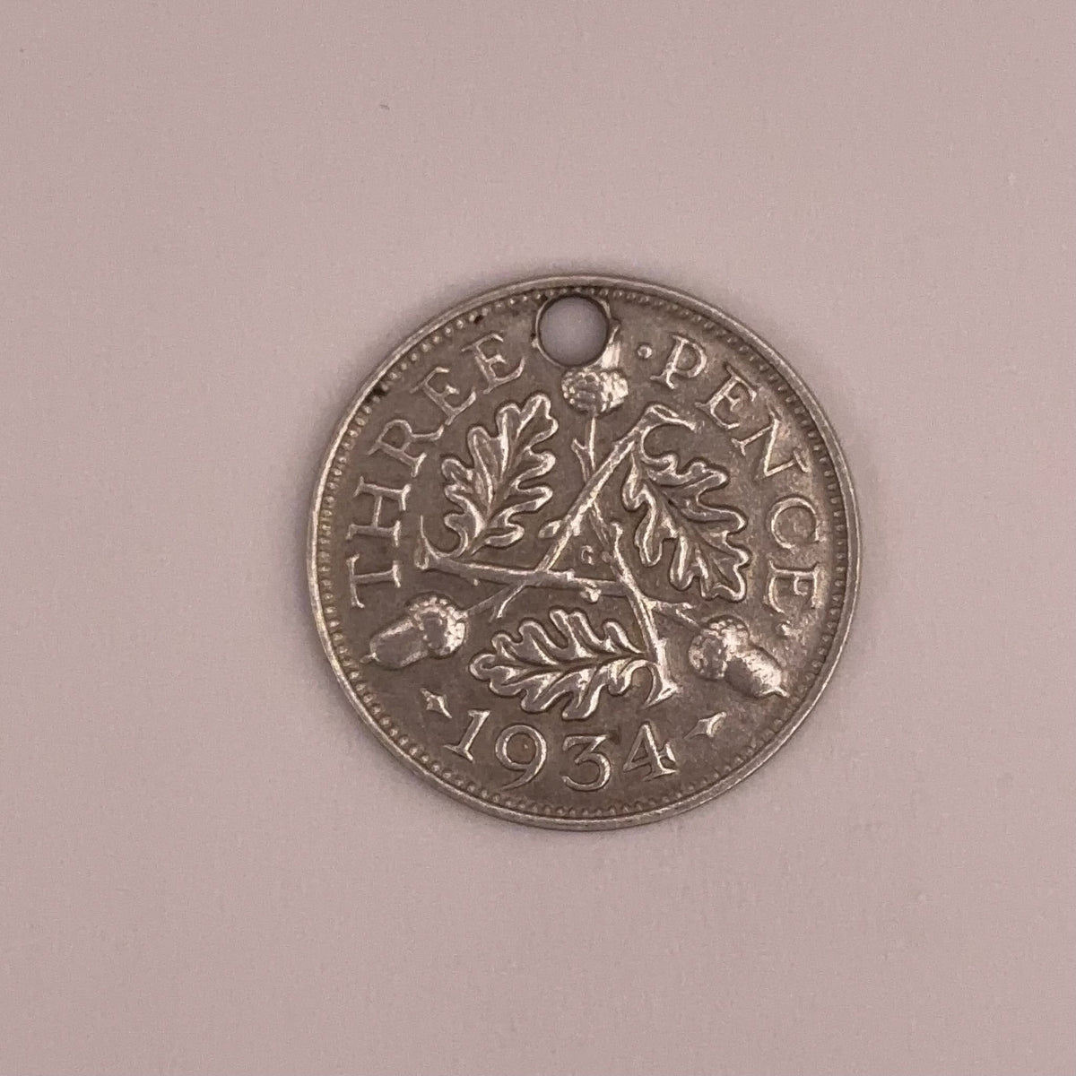 1934 Three Pence Coin