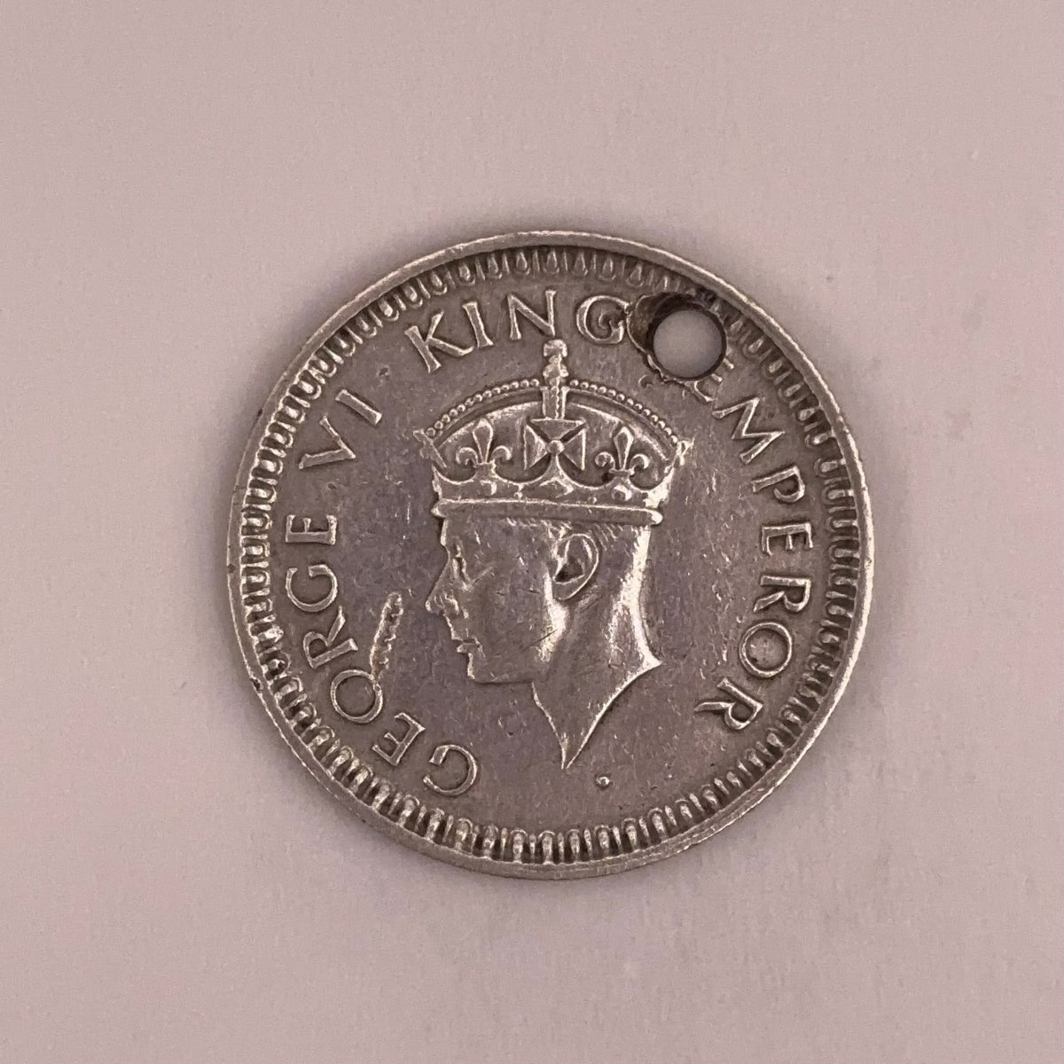 1/4 1944 Rupee Coin